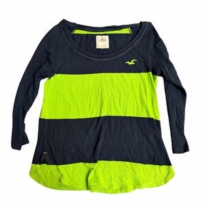 Hollister Y2K Striped Long Sleeve Top Size Small